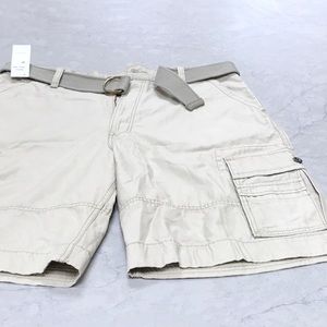 Levi’s tan cargo shorts. Never worn. W 38.